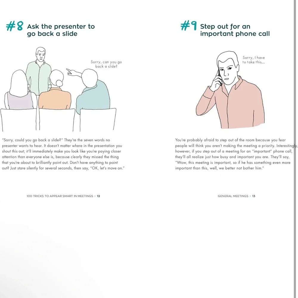 3/$15 100 Tricks to Appear Smart in Meetings: How to Get By Without Even Trying